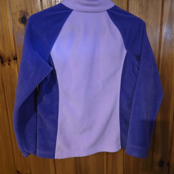 Columbia Kids' Lavender and Violet Fleece Hoodie - Picture 2 of 4